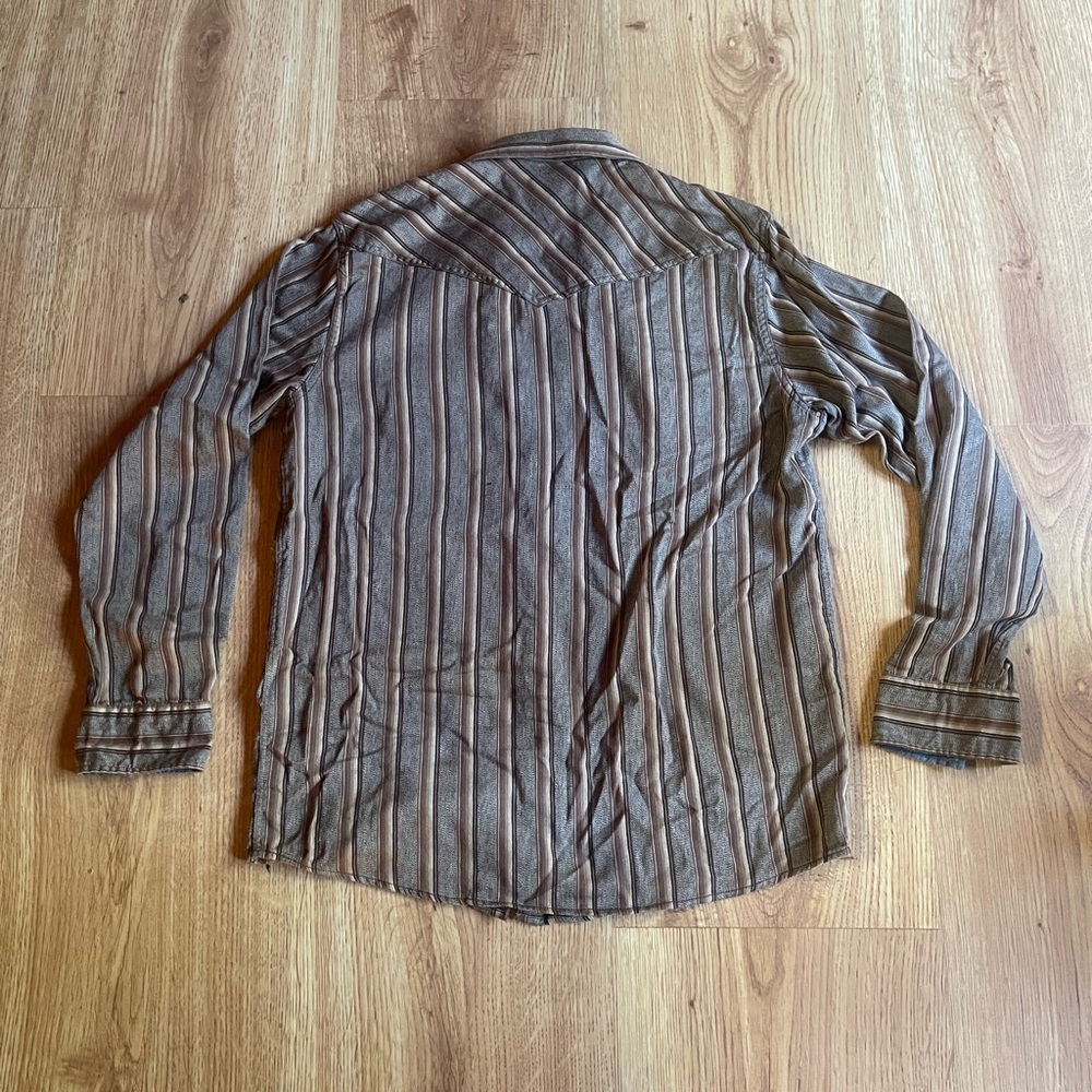 Cody James Men's Casual Striped Button Up Shirt - Picture 5 of 5